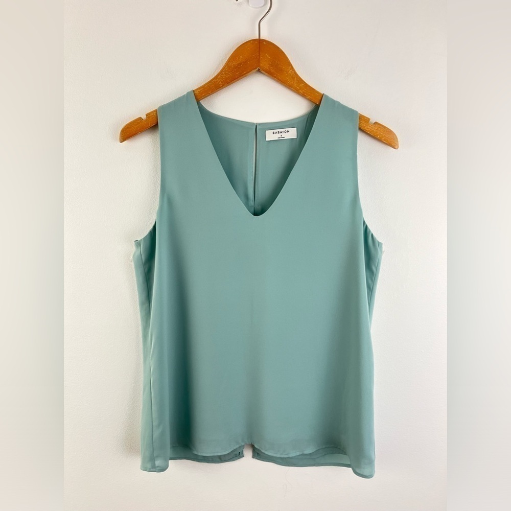 ARITZIA BABATON Maddox blouse. Mint. Size S - Picture 4 of 9